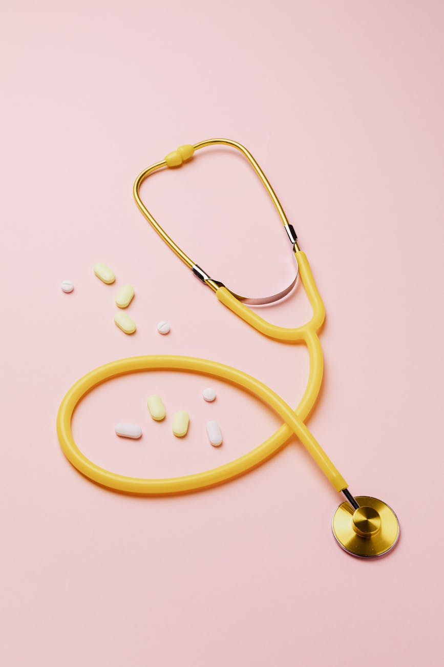 yellow stethoscope